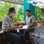 Monitoring the group of farmer at Tambon Pak Ro, Singhanakhon District, Songkhla.